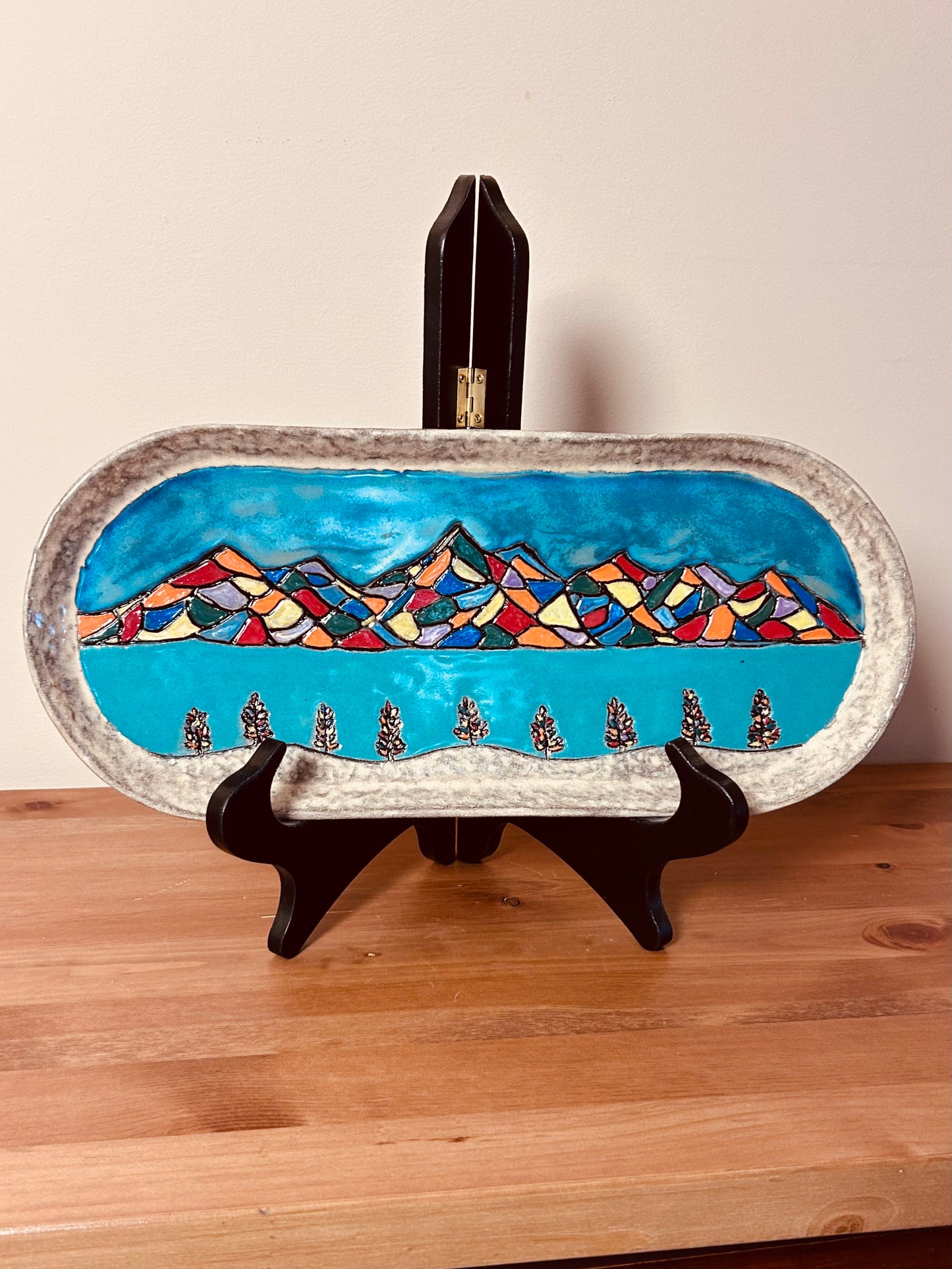 Mountain Mosaic Joyful Colours Platter